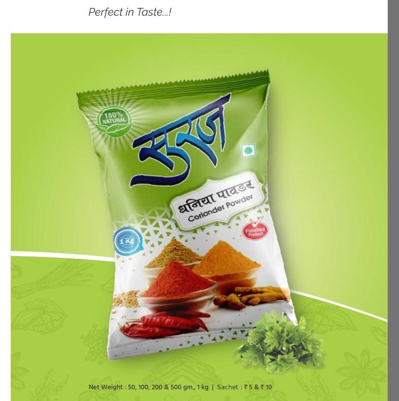 Paras Dhana (Coriander) Powder pack